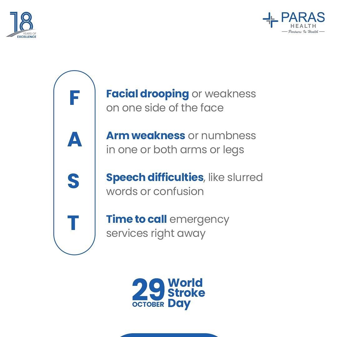 World Stroke Day – B.E. F.A.S.T. and Save Lives